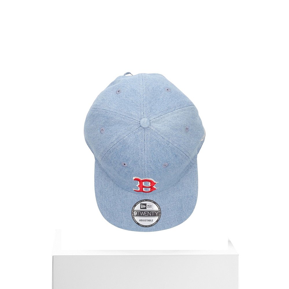 香港直邮潮奢 New Era 男士 Washed denim Boston Red Sox棒球帽 - 图3