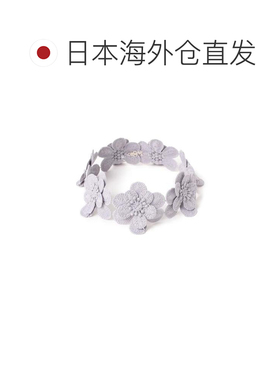 日本直邮Ray BEAMS 大花朵布艺项圈 支付后可退颈链饰品1h
