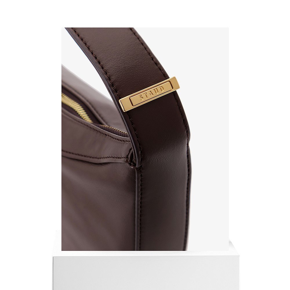 1h可退 香港直邮Staud 女士 Demy Shoulder lather 肩包 H25P6028 - 图3