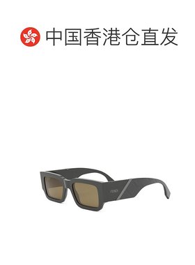 1h可退 香港直邮潮奢 Fendi 芬迪 男士 FE40131I 20E 斜纹太阳镜
