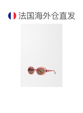 自营欧洲直邮Loewe罗意威 Mini Oval Slim女士醋酸纤维细框太阳镜