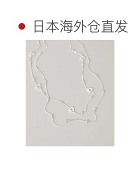 日本直邮SMELLY女士极细层叠式心形项链 SM261302241041