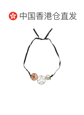 1h可退 香港直邮潮奢 Marni 玛尼 女士 项链 black黑色 舒适时尚