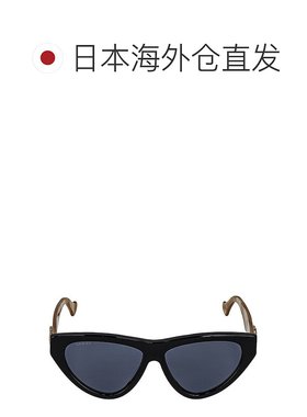 日本直邮Gucci 女士太阳镜 GG1333S 004黑色/棕色