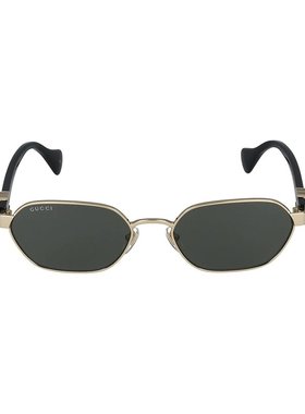 GUCCI 女士眼镜 GG1593S001 SS2024 灰色 几何太阳镜