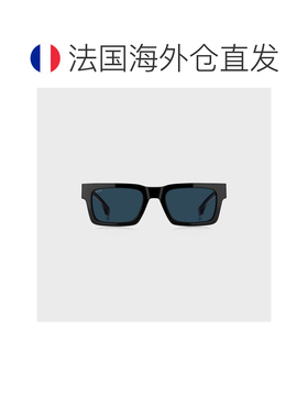 自营欧洲直邮Hugo Boss 男士黑色醋酸纤维双B字母标识太阳镜