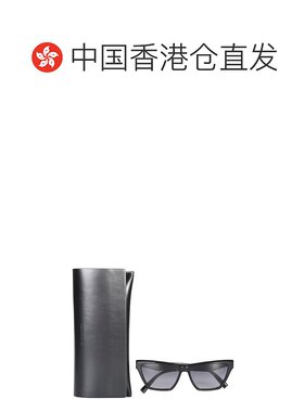 1h可退 香港直邮SAINT LAURENT 女士太阳镜 690920 CO 黑色