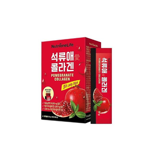Korean direct mail NUTRIONE pomegranate collagen gel skin care health products tonic 20g*14 bags*3 boxes