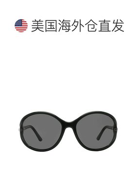 自营Tom Ford Melody Smoke Oval Ladies Sunglasses FT1090 01A