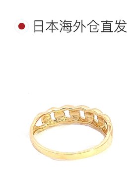 日本直邮（249185）女士链条设计时尚戒指 K18YG 材质 18k 黄金戒
