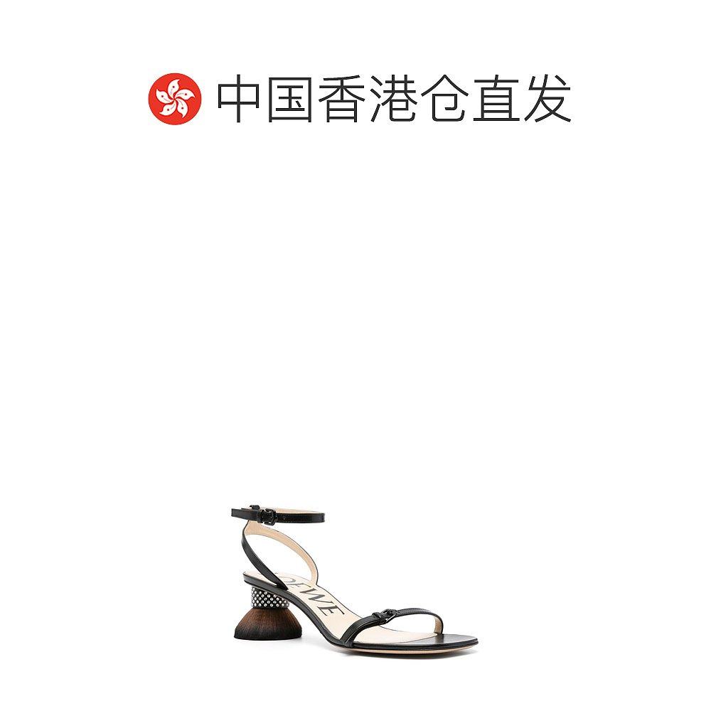 1h可退 香港直邮潮奢 LOEWE 罗意威 女士 黑色凉鞋 L814465X69PET - 图1