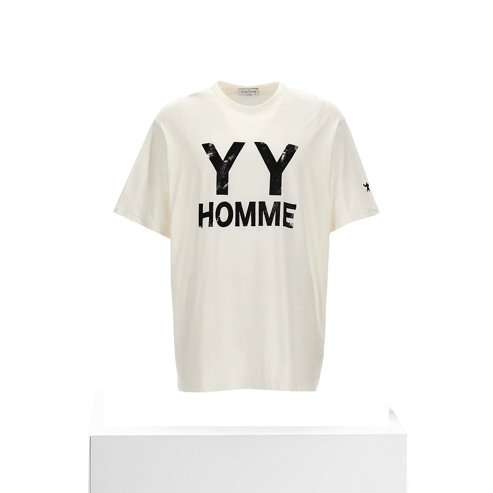 香港直邮YOHJI YAMAMOTO 男士T恤 HST90989OFFWHITE1 - 图3