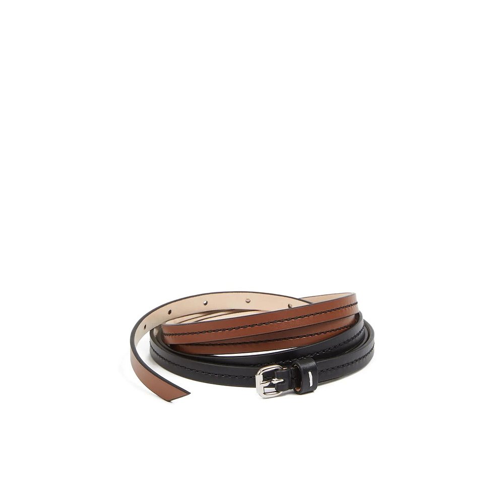 1h可退 MAISON MARGIELA 男士腰带 SA1TP0019P8222HB112牛皮针扣 - 图0