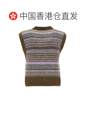 香港直邮GANNI 女士针织衫 K2356838 SS2025 灰色 GANNI women's