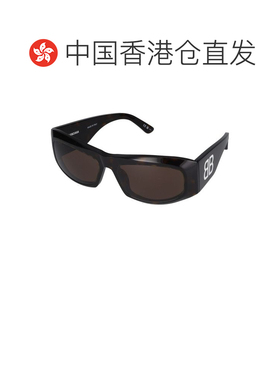 香港直邮BALENCIAGA 女士太阳镜 BB0395S002 CO 黑色巴黎世家