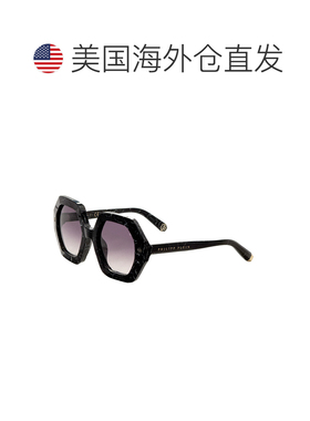 自营Philipp Plein Women's 53 mm Black Sunglasses - marbled b