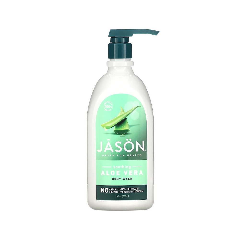 美国直邮Jason Natural芦荟沐浴露舒缓清洁补水滋养嫩肤887ml - 图0