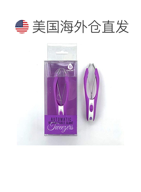 自营pursonic自动伸缩倾斜镊子-紫色 美国奥莱直发