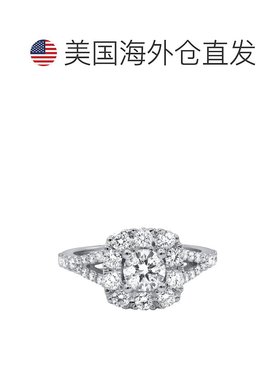 自营 diana m.14K白金1.50克拉钻石戒指-白色 美国奥莱直发