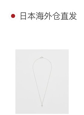 1h可退 日本直邮agete 阿卡朵 女士银饰钻石十字项链 简约优雅设