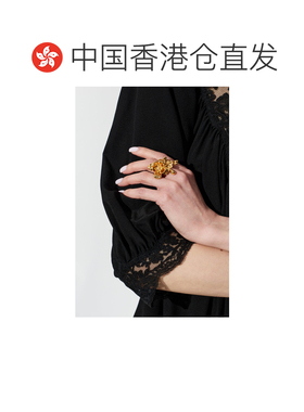香港直邮CHLOÉ 女士戒指 CH26UJR02CB79DC CO 金色 Bouquet戒指