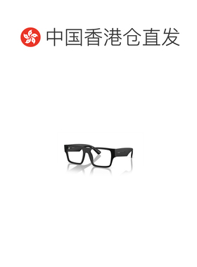香港直邮PRADA 男士眼镜 PRA08V12P1O1 AW2025 黑色 logo标识平光