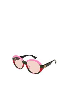 GUCCI 女士眼镜 GG0279S5 AW2021 古驰花色太阳镜