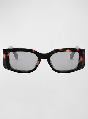 美国直邮Celine|Triomphe 醋酸纤维矩形太阳镜