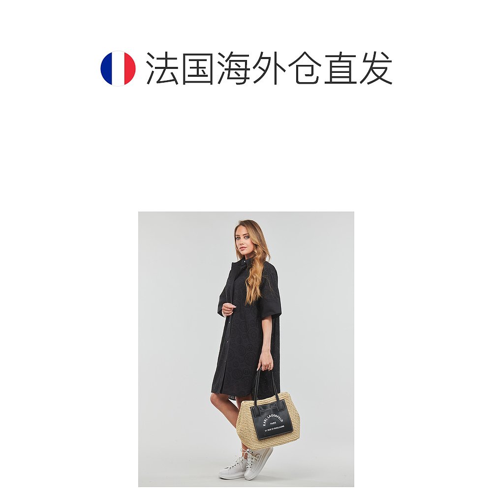 欧洲直邮Karl Lagerfeld 卡尔拉格斐 女士 BRODERIE ANGLAISE SHI - 图1