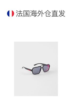自营欧洲直邮Prada普拉达 Linea Rossa系列男士红色尼龙防护紫外