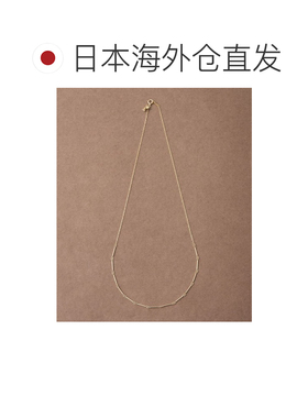 日本直邮ete bijoux 女士 18K黄金钻石细条形项链 206192