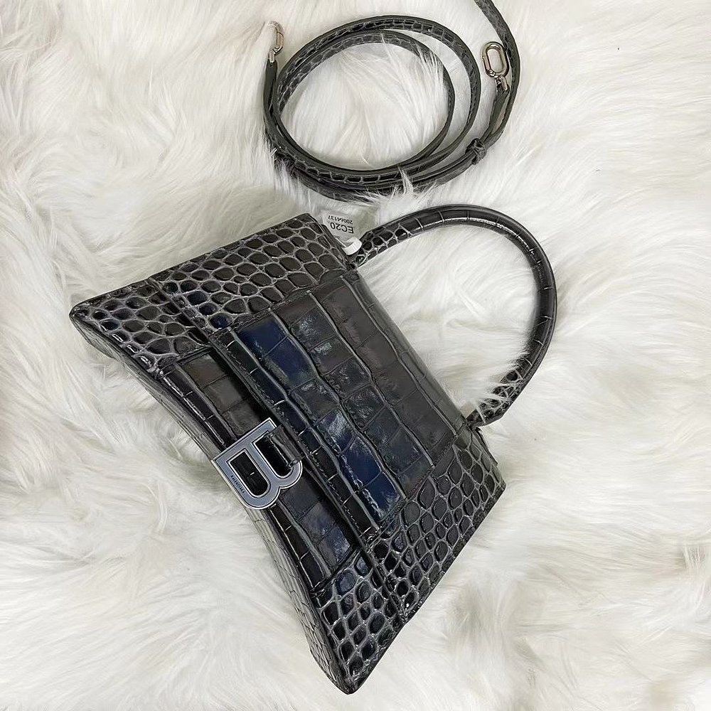 Balenciaga 巴黎世家 女士 中号Hourglass手提包 6196681LR67 - 图3