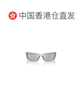 香港直邮PRADA 女士眼镜 PRA19S12R2B0 AW2025 灰色 徽标太阳镜