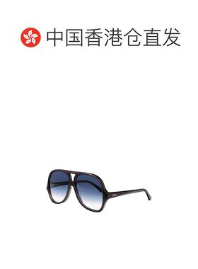 1h可退 香港直邮Chloe 蔻依 女士 飞行员太阳镜 CH0289S blue蓝色