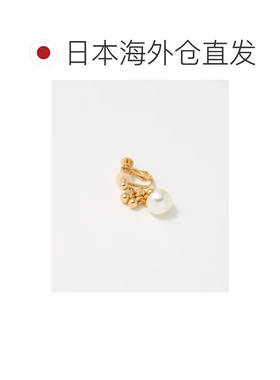 日本直邮UNITED ARROWS green label relaxing 颗粒球耳环 金色