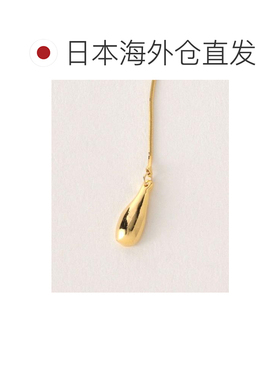 1h可退 日本直邮green label relaxing 蛇骨链 双水滴 滑动项链