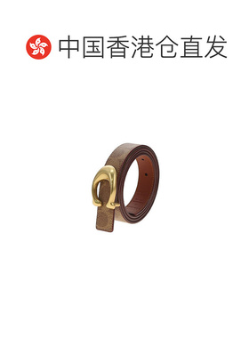 香港直邮COACH蔻驰奥莱款SCULPTED女士C针扣25mm腰带皮带CEB68/69