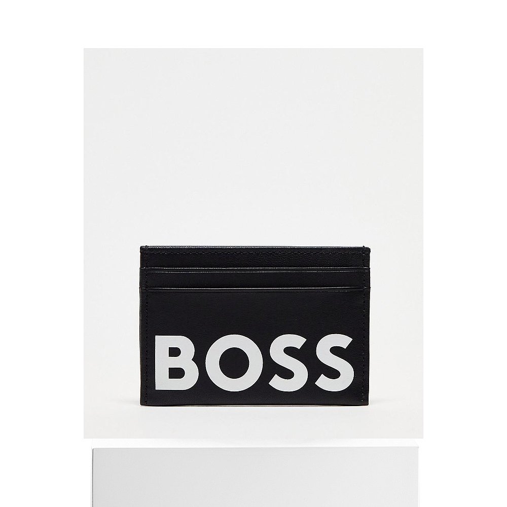 香港直邮潮奢 BOSS Orange 男士 leather large logo card holder - 图3