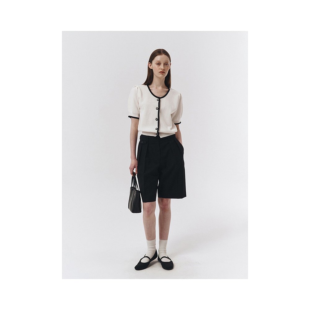 韩国直邮Dunst2023秋冬新品中性风经典女款短裤UDPA3B227BK羊毛 - 图0