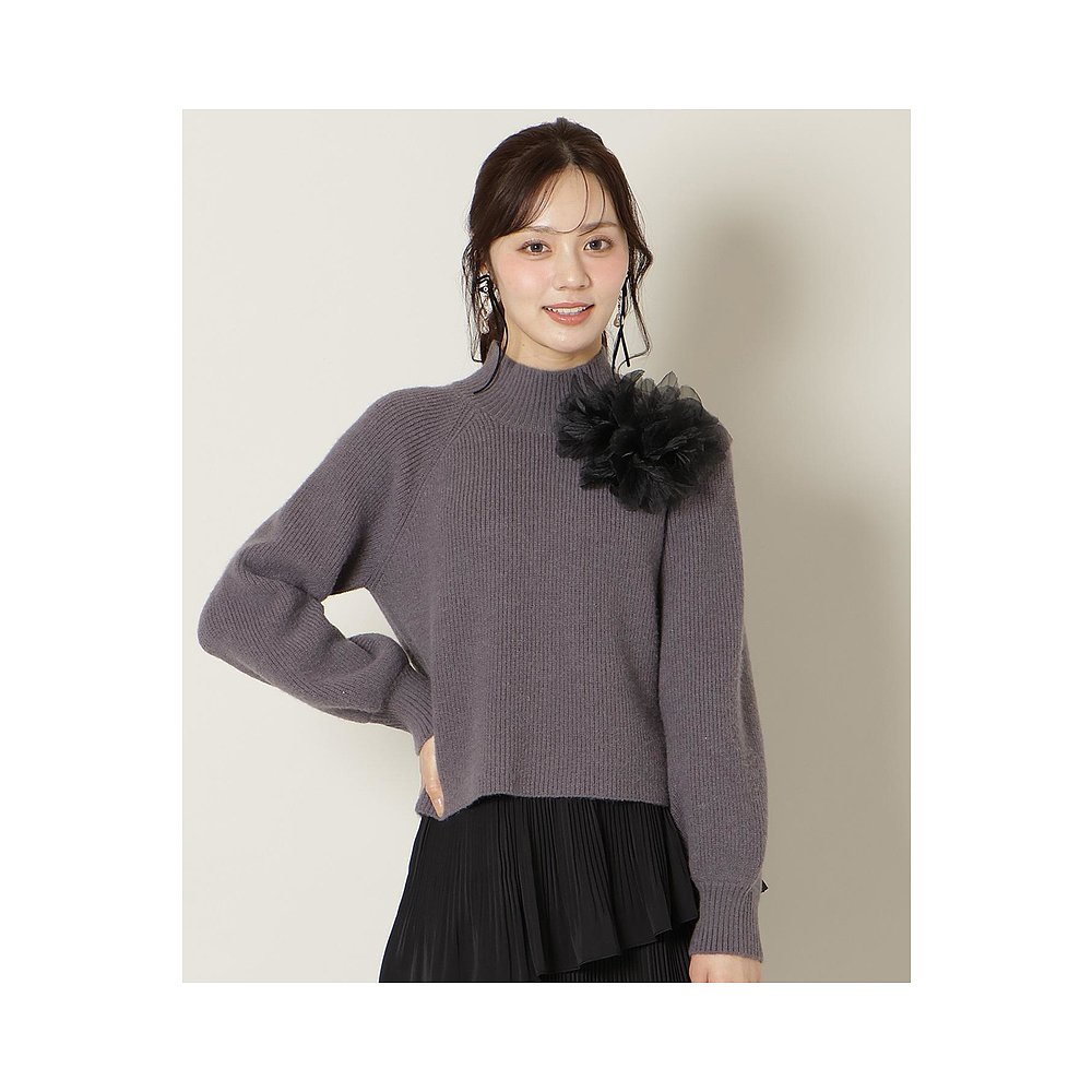 1h可退 日本直邮WILLSELECTION 女装 宽松落肩设计 高领针织衫 立 - 图0