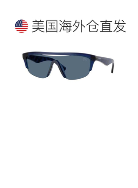 自营Burberry男女通用40毫米深蓝色太阳镜-深蓝色 美国奥莱直发