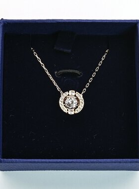 日本直邮SWAROVSKI 项链女式SPARKLINGDANCE玫瑰金透明5272364
