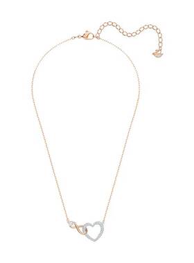 Swarovski施华洛世奇 5604531 Hyperbola 系列 白色水晶心形 项链