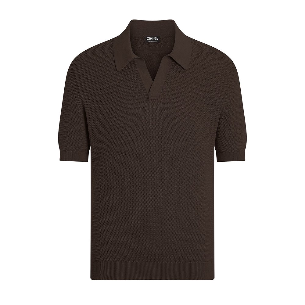 香港直邮Zegna 短袖Polo衫 UFC25A9C31杰尼亚 - 图2