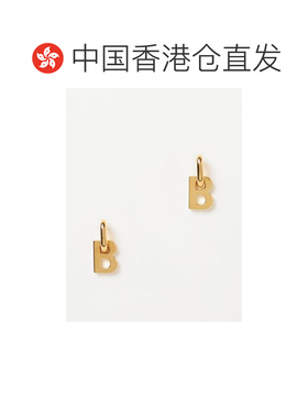 香港直邮BALENCIAGA 女士项链 655286TZ99G0027 CO 金色 B-logo X