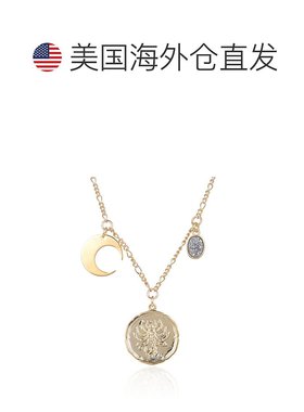 自营 eye candyZodiac Druzy Moon 项链：天蝎座 - 多 美国奥莱直