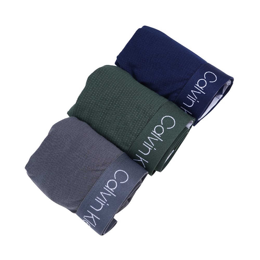 天猫国际海外直购美国直邮Calvin Klein凯文克莱CK男士高腰舒适内裤三条装NP2291O2