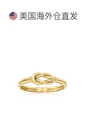 自营 RS Pure by Ross-Simons 14kt 黄金结戒指 - 黄色 美国奥莱