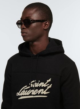 Saint Laurent 圣罗兰 男士 椭圆形太阳眼镜 001124