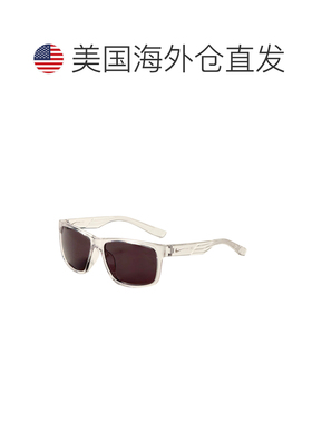 自营Nike Men's 59 mm White Sunglasses - crystal clear 美国奥